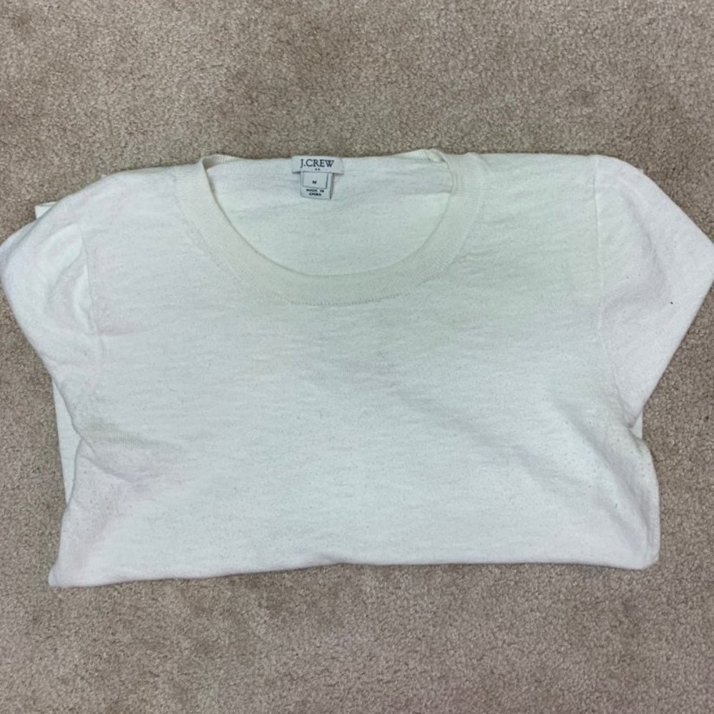 J.Crew White Sweater